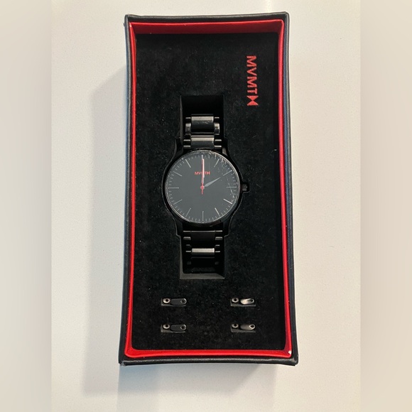 MVMT Other - MVMT Black and Red Men's Watch